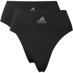 Adidas String with Label Print in a 2-pack - Black