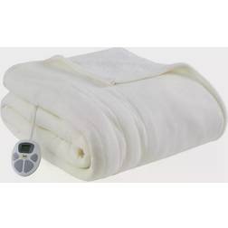 Serta Fleece to Sherpa Weight Blanket White (228.6x213.4cm)