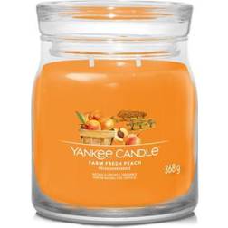 Yankee Candle Rumdufte stearinlys Farm Fresh Peach 368 Duftlys