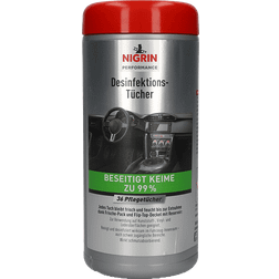 Nigrin Performance 36 Flächen Desinfektions-Tücher, Grau/Rot