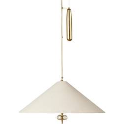 GUBI A1967 Brass/White Pendellampa ∅ 56cm