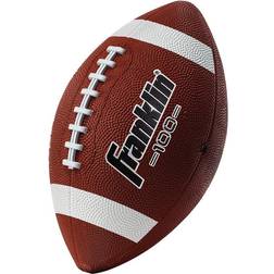 Franklin Sports Grip Rite Rubber Junior Football Brown