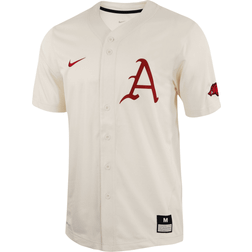 Nike Men's Natural Arkansas Razorbacks Replica Baseball Jersey