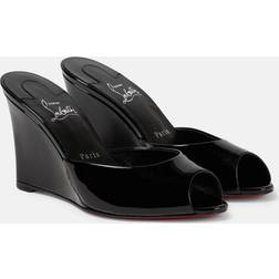 Christian Louboutin Black Me Dolly Mules B439 Black/Lin Black IT