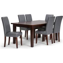 Simpli Home Acadian Transitional 7 Dining Set 2