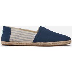 Toms Herren Alpargata Rope Classic Flacher Slipper, Blue Navy