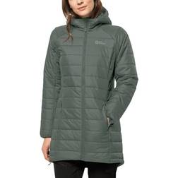 Jack Wolfskin Women's Bergland Insulated Coat, XS, Hedge Green