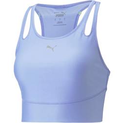 Puma Run Ultraform Crop Tank W Elektro Purple, Female, Tøj, Tops, Løb, Hvid