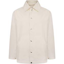 Jil Sander Logo Baumwolljacke - Beige