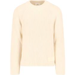 AMI Alexandre Mattiussi Crew Neck Sweater - Neutrals