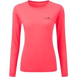 Ronhill Dam Wmn's Core L/S t-shirt, het rosa/svart