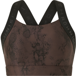 Röhnisch Kay Printed Sportsbra - Brown Snake