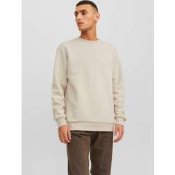 Jack & Jones Enfärgat Sweatshirt Beige