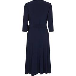 Lauren Carlyna Wrap Dress - Lighthouse Navy