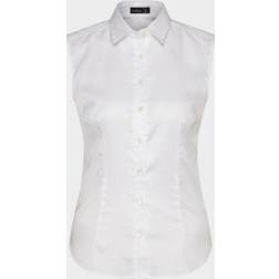 van Laack Ärmellose Hemdbluse weiß