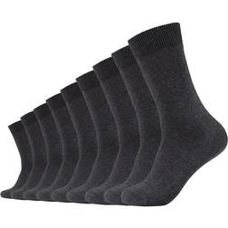 Camano Men's 3403 Ca-Cotton Socks 9 Paar - Grey