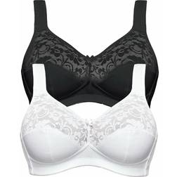 Susa Non-Wired Bra Multicoloured - White/Black