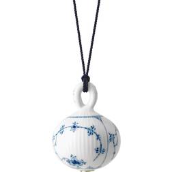 Royal Copenhagen Bauble Blue Fluted Plain Juldekoration