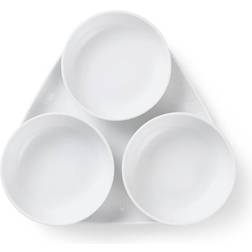 Royal Copenhagen White Fluted Tapas Set Servering 4st