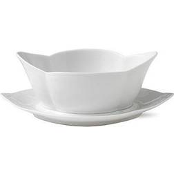 Royal Copenhagen White Fluted Sauce Boat 55cl