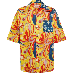 Marni X No Vacancy Inn Galactic Paradise Vacation Shirt - Royal