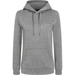 Peak Performance Logo Hood Sweatshirt M - Grey Melange