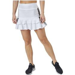 BOW19 Frida Frill Skirt White, Female, Tøj, nederdele og kjoler, Padel, Hvid