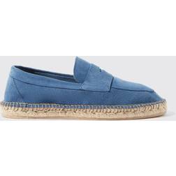 Scarosso Mocka Espadriller Herr - Stålgrå