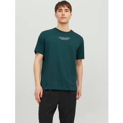 Jack & Jones Logotyp Rundringning T-shirt Grön