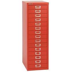 Bisley MultiDrawer L3915 Schubladenschrank kardinalrot 15 Schubladen 27,8 x 38,0 x 85,7 cm