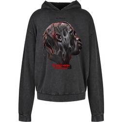 Mister Tee Flying High Oversize Hoody, Schwarz Acid