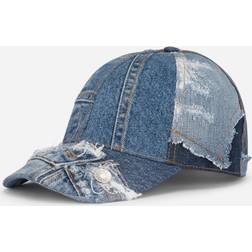 Dolce & Gabbana Denim patchwork baseball cap combined_colour