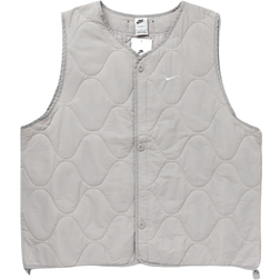 Nike Life Insulated Military Vest - Light Iron Ore/White