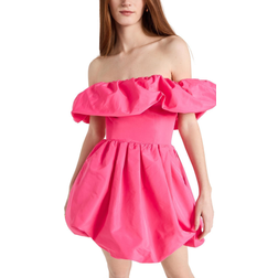 MSGM Off Shoulder Dress - Hot Pink