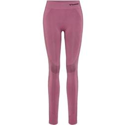 Hummel Shaping Seamless MW Tights - Heather/Rose