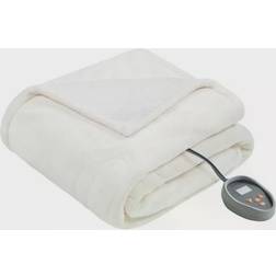Beautyrest Microlight to Berber Manta ponderada 4.322735kg Beige (254x228.6cm)