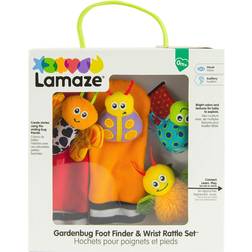 Lamaze Gardenbug Wrist Baby Rattle Set