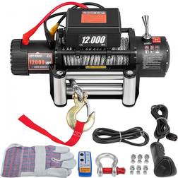 VEVOR 12V Electric Winch 12000 lbs