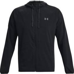 Under Armour Men's Stretch Woven Windbreaker - Black/Pitch Gray