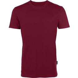 HRM Men's Luxury Roundneck T-shirt - Bordeaux/Burgundy