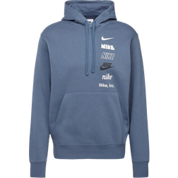 Nike Club Fleece Men's Pullover Hoodie - Light Blue