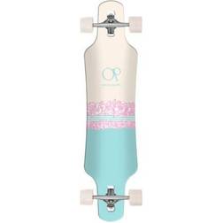 Ocean Pacific Island Complete Longboard White White/Teal/Pink