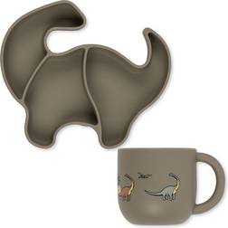 Konges Sløjd Bowl & Mug Set Dino