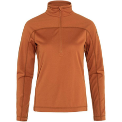 Fjällräven Abisko Lite Fleece Half Zip Sweater - Brown