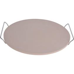 Excellent Houseware With Metal Holder Baking Stone 35 cm 33 cm