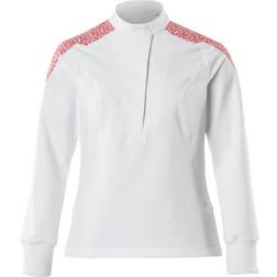 Mascot Womens Food & Care Smock White/Red