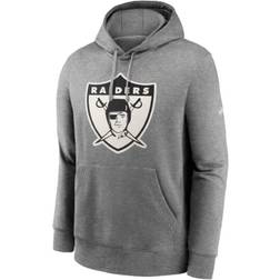 Nike Men’s Rewind Club NFL Las Vegas Raiders Pullover Hoodie - Charcoal Heather