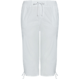 Evans Cotton Cinch Capri - Ivory