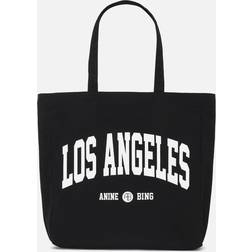 Anine Bing Remy Canvas Tote BLACK OSIZE