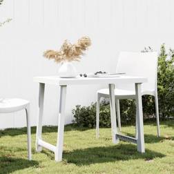 vidaXL Camping Table 79 x 56 x 64 cm PP Wooden Look